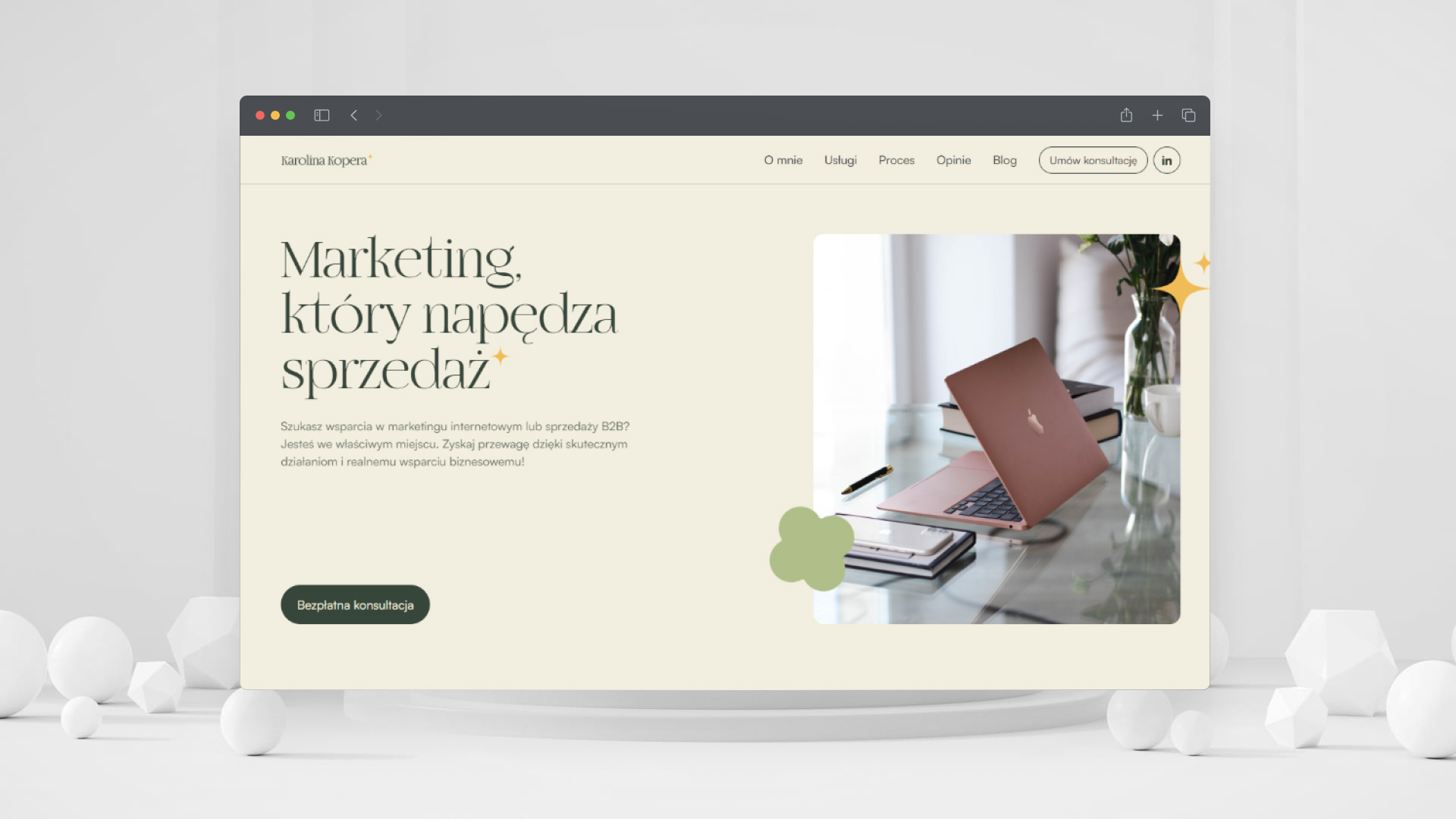 WordPress Case Study: Strona internetowa marki osobistej na WordPress